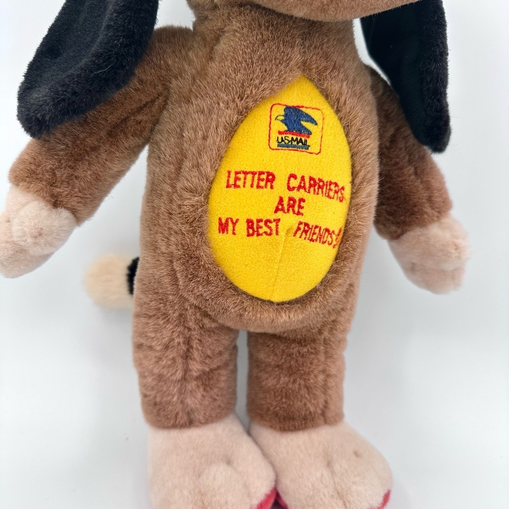 1986 USPUS DOG Plush United States Postal Service Dog Mail Carrier - Picture 9 of 9